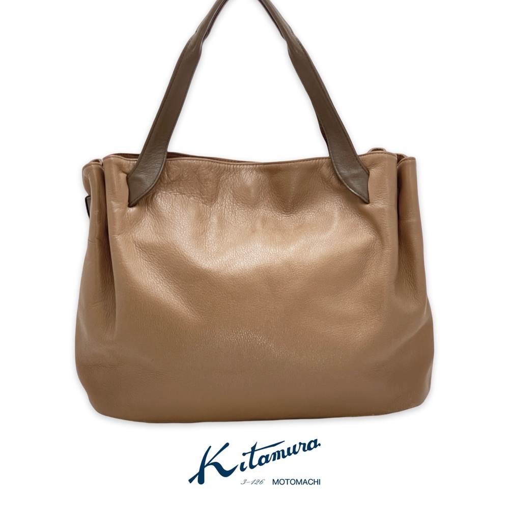 ✨Beautiful✨ Kitamura Japanese Leather Tote Bag in Taupe!